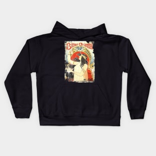 Art Nouveau - Bitter Oriental Alphonse Mucha Kids Hoodie